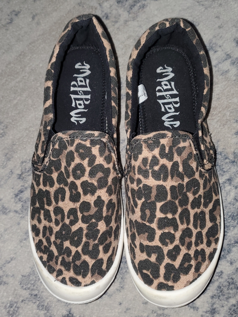 Leopard Slip-On Sneakers in Brown